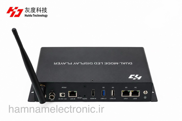 سندرباکس پلیر هوایدو مدل HD-A4L LED Display Module Control Card Huidu HD-A4L (1280×512, with Wi-Fi Module)
