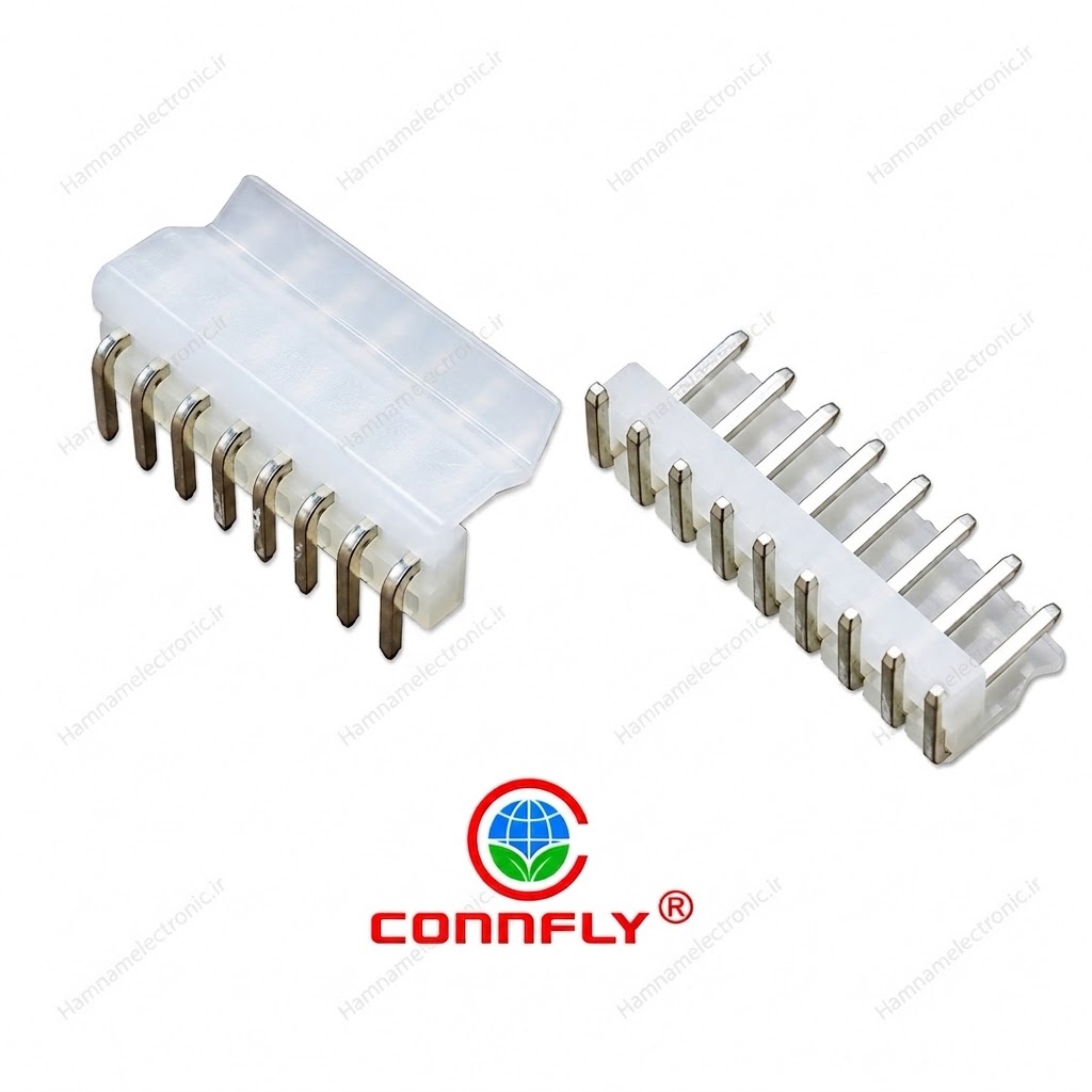 کانکتورپاور 8 پین نری رایت انگل DS1072_8MR CONNFLY 3.96