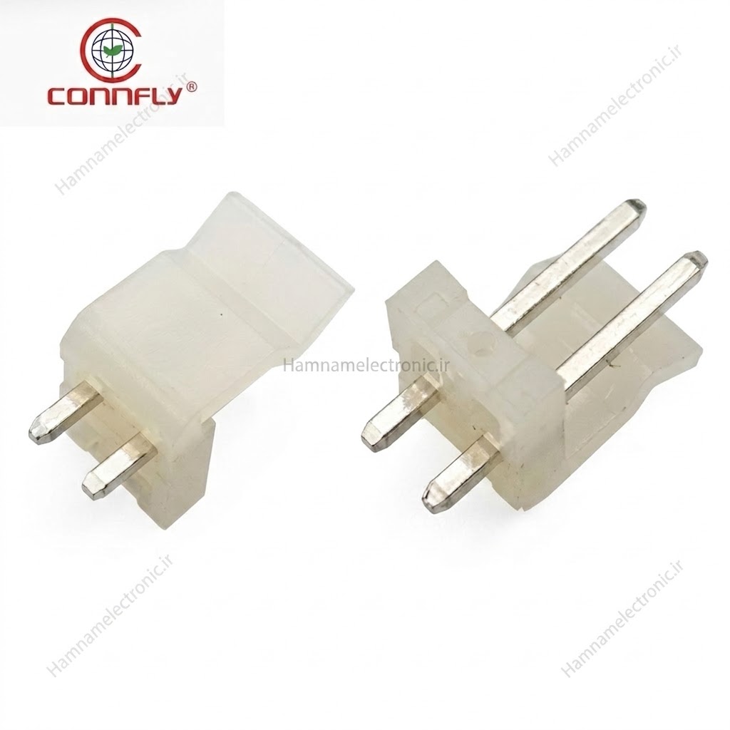 کانکتور پاور 2 پین نری صاف CONNFLY 3.96