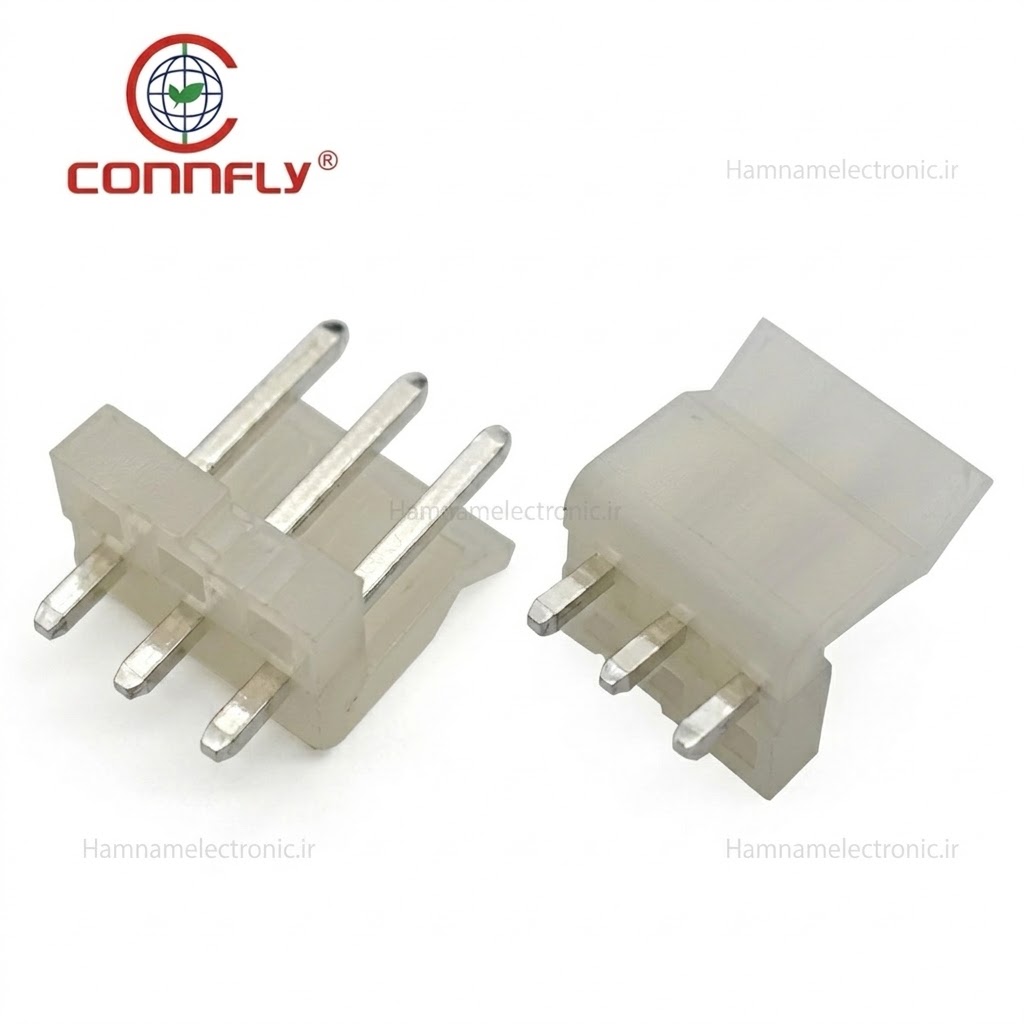کانکتور پاور 3 پین نری صاف 3.96 CONNFLY