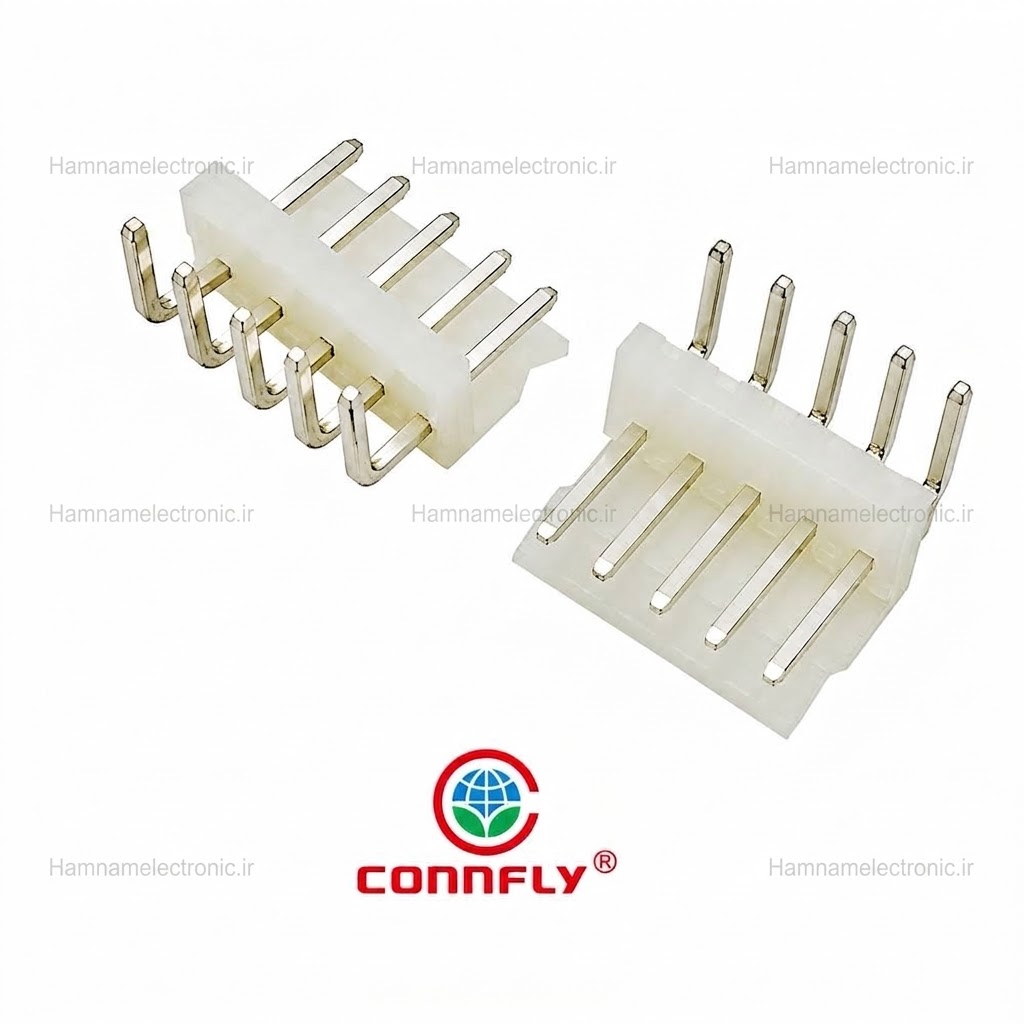 کانکتور پاور 5 پین نری رایت انگل3.96 DS1072_5MR CONNFLY