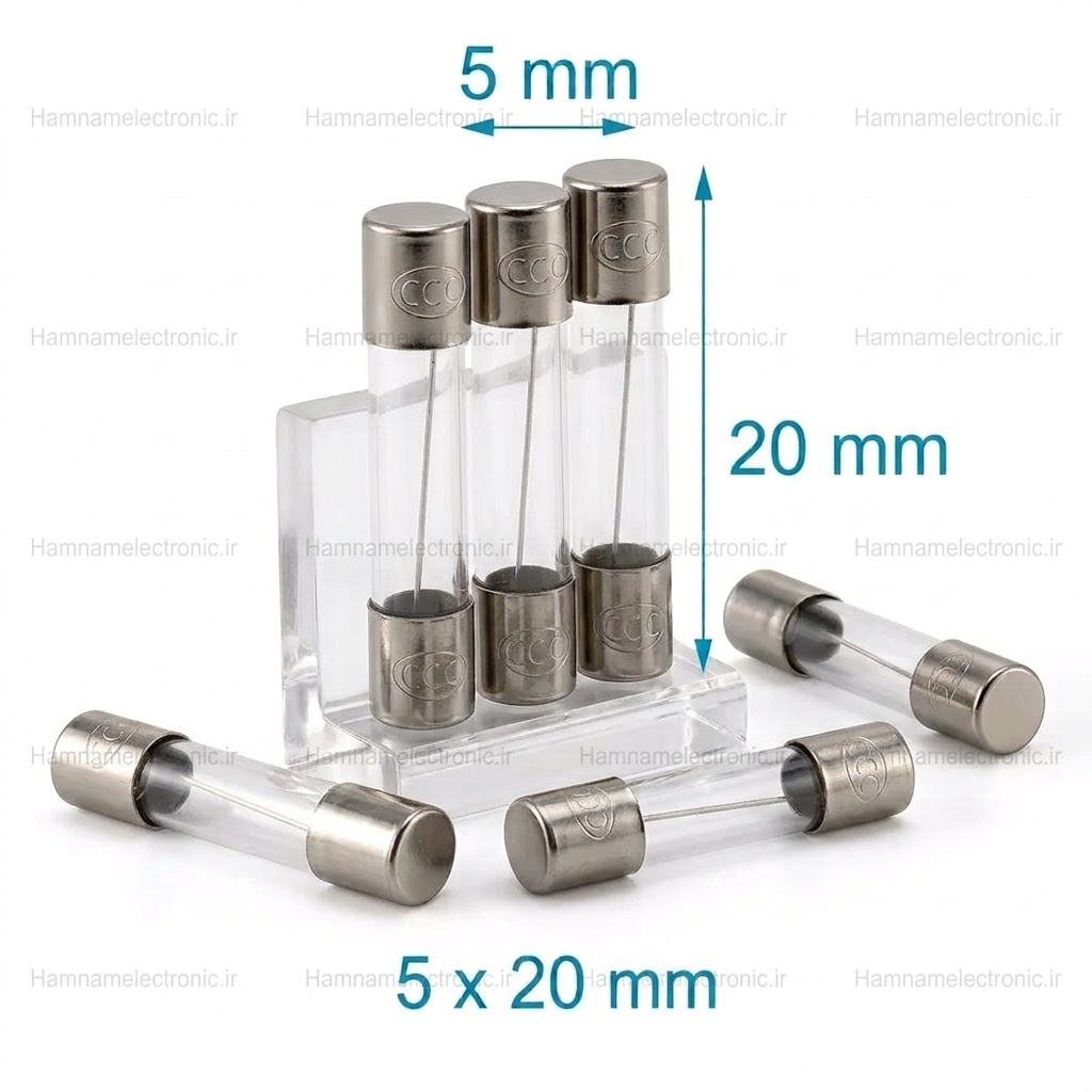فیوز شیشه ای سایز 20×5 A1